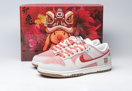 Nike SB Dunk Low SE 85 Double Swoosh Sail Red Pink DO9457-110 Size 36-40